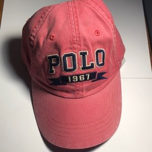 Pink & Blue Polo Hat